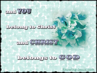 1 Corinthians 3:23